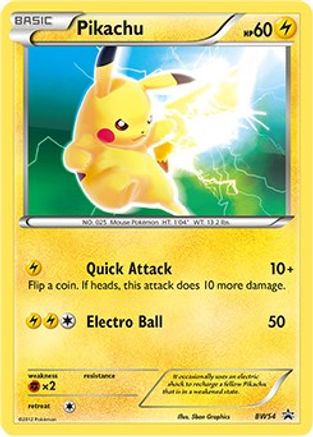 Pikachu - BW54  Black and White Promos - Rare