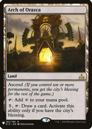 Arch of Orazca (LIST-185) - The List Reprints