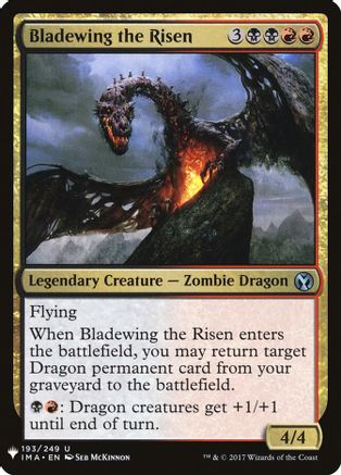 Bladewing the Risen (LIST-193) - The List Reprints