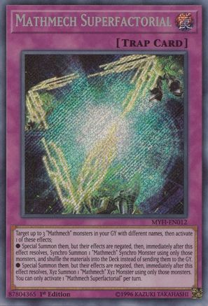 Mathmech Superfactorial (MYFI-EN012) - Mystic Fighters 1st Edition