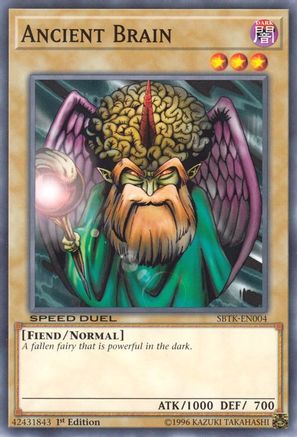Ancient Brain (SBTK-EN004) - Speed Duel: Trials of the Kingdom 1st Edition