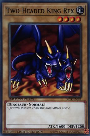 Two-Headed King Rex (SBTK-ENSP1) - Speed Duel: Trials of the Kingdom Limited
