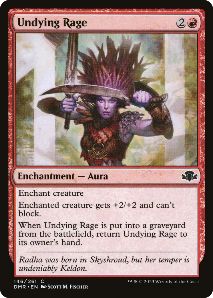 Undying Rage (DMR-146) - Dominaria Remastered Foil