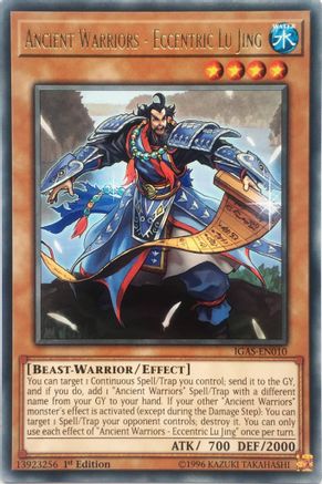 Ancient Warriors - Eccentric Lu Jing (IGAS-EN010) - Ignition Assault Unlimited