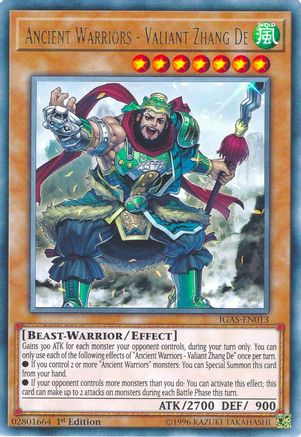 Ancient Warriors - Valiant Zhang De (IGAS-EN013) - Ignition Assault Unlimited