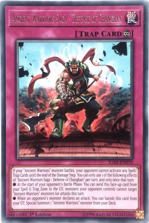 Ancient Warriors Saga - Defense of Changban (IGAS-EN070) - Ignition Assault 1st Edition