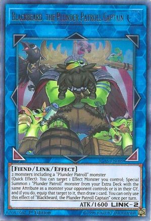 Blackbeard, the Plunder Patroll Captain (IGAS-EN089) - Ignition Assault 1st Edition