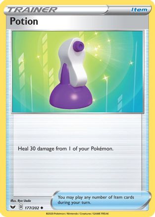 Potion 177  - Reverse Holofoil SWSH01 Sword & Shield Base Set - Uncommon