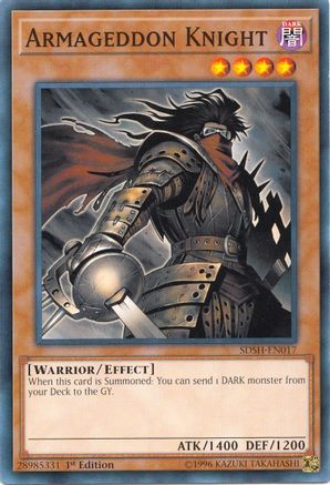 Armageddon Knight (SDSH-EN017) - Structure Deck: Shaddoll Showdown 1st Edition