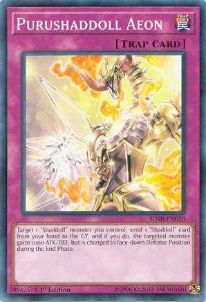 Purushaddoll Aeon (SDSH-EN036) - Structure Deck: Shaddoll Showdown 1st Edition
