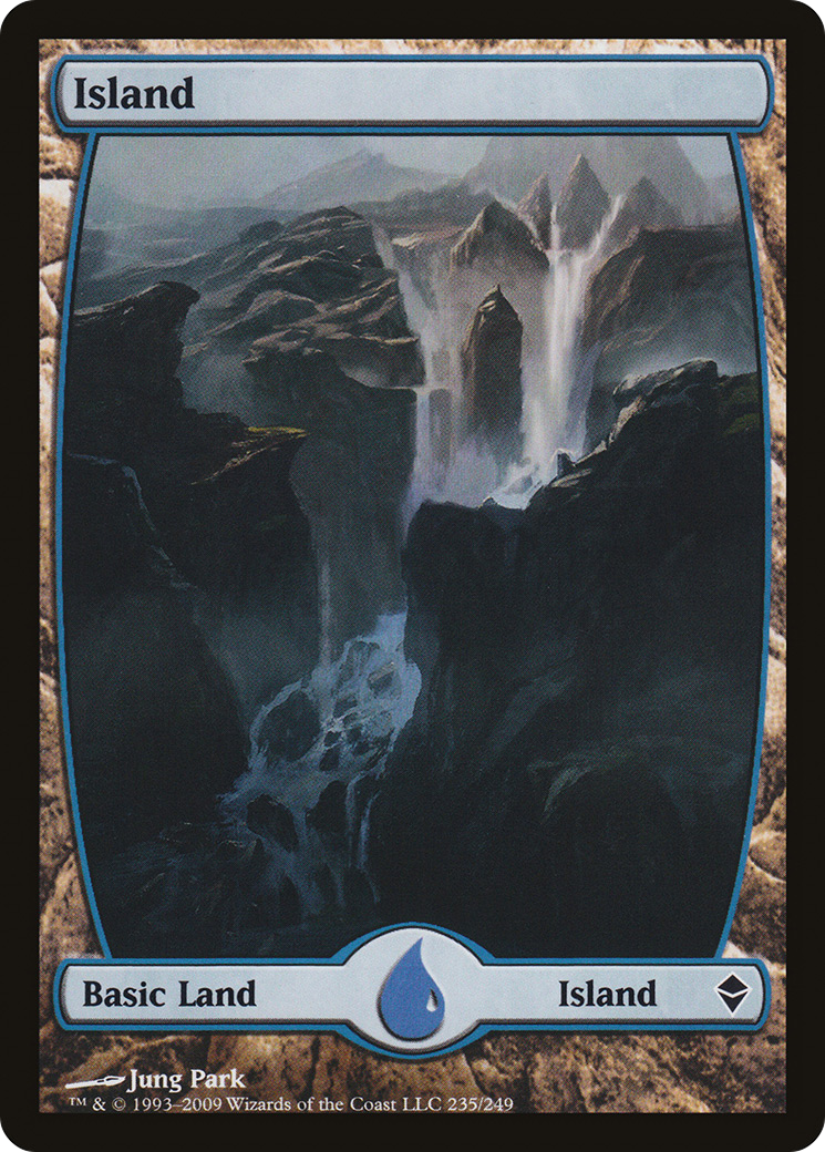 Island (235) - Full Art (ZEN-235) - Zendikar