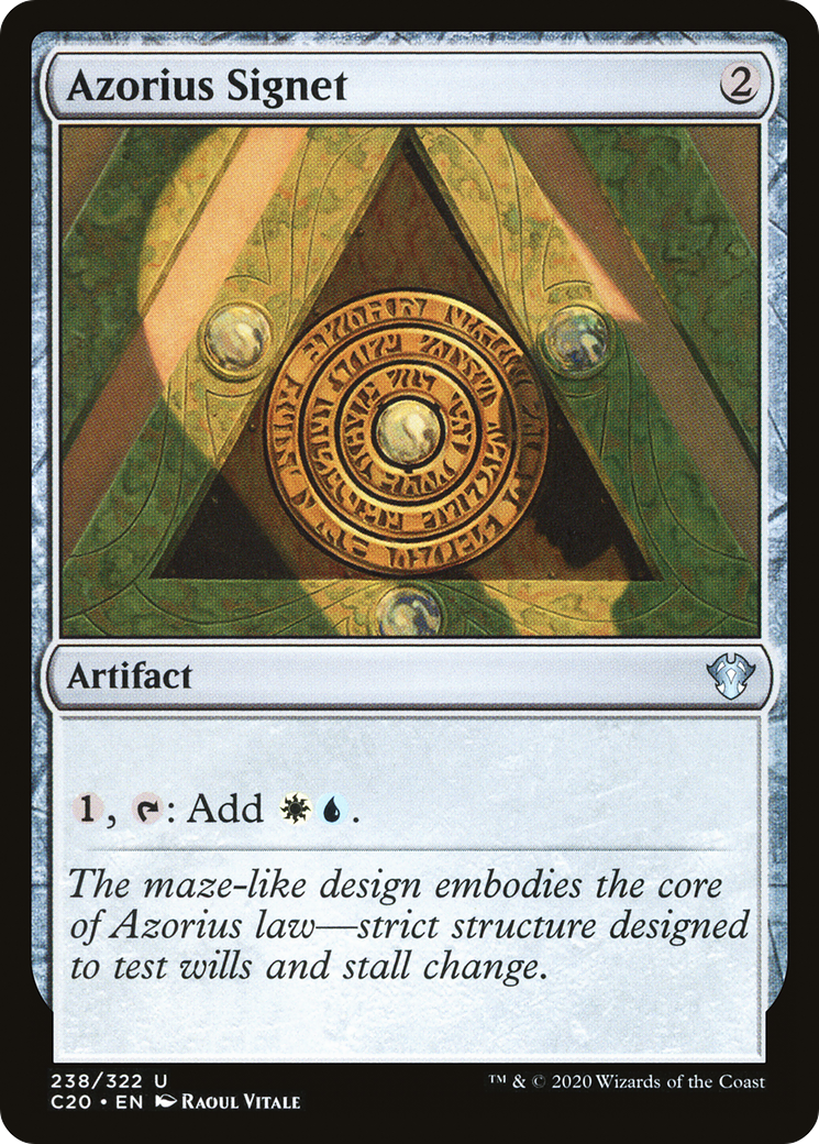 Azorius Signet (C20-238) - Commander 2020