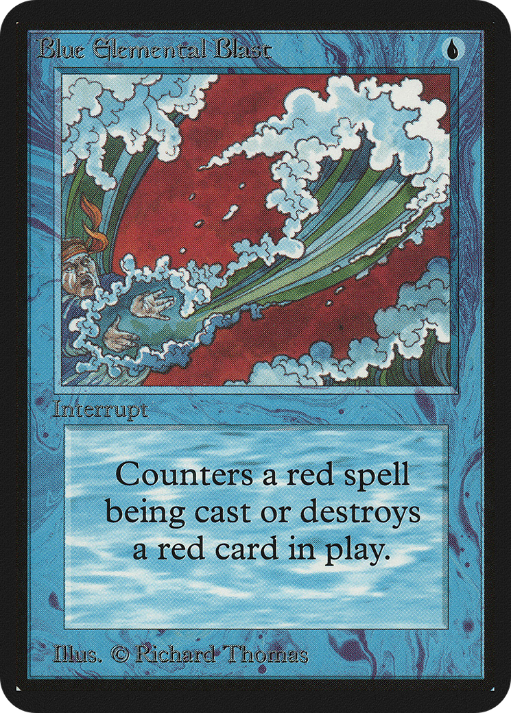 Blue Elemental Blast (LEA-) - Limited Edition Alpha
