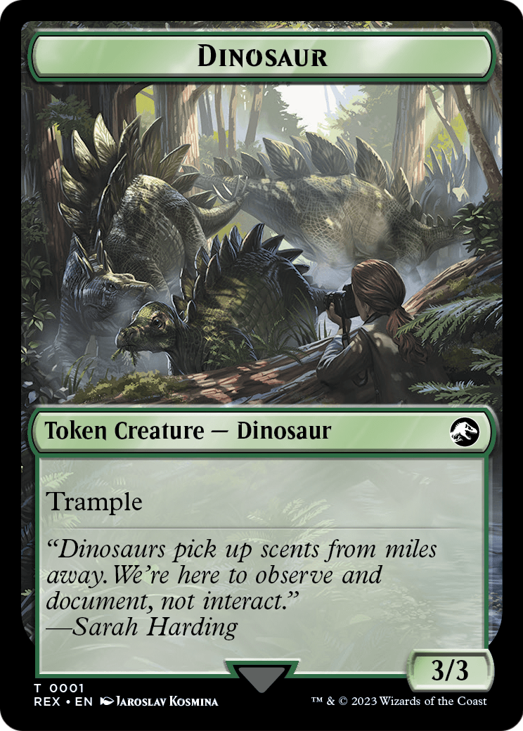 Dinosaur (TREX-001) - Jurassic World Collection Tokens Foil