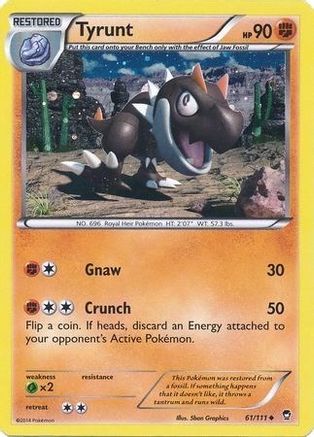 Tyrunt (Cosmos Holo) 061/111  - Holofoil Miscellaneous Cards & Products - Promo