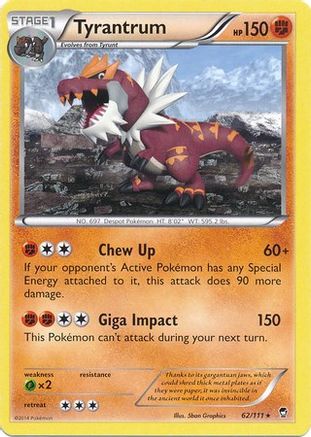 Tyrantrum (Cosmos Holo) 062/111  - Holofoil Miscellaneous Cards & Products - Promo