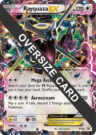Rayquaza EX - XY69  - Holofoil Jumbo Cards - Promo