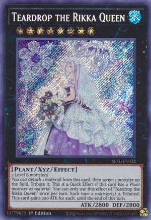 Teardrop the Rikka Queen (SESL-EN022) - Secret Slayers 1st Edition