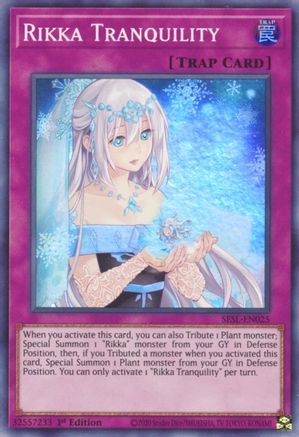 Rikka Tranquility (SESL-EN025) - Secret Slayers 1st Edition