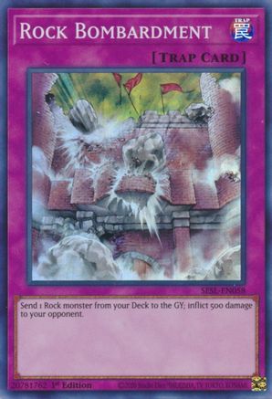 Rock Bombardment (SESL-EN058) - Secret Slayers 1st Edition