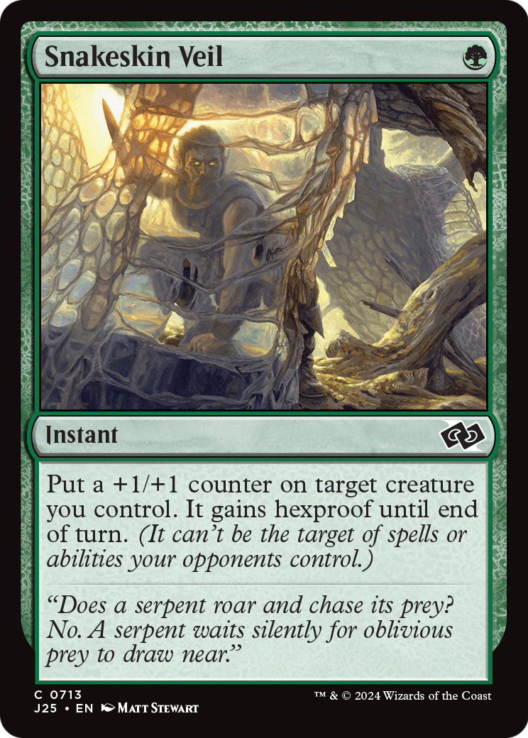 Snakeskin Veil (J25-713) - Foundations Jumpstart