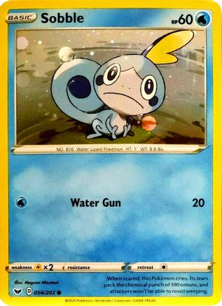 Sobble (Cosmos Holo) 054/202  - Holofoil Blister Exclusives - Promo