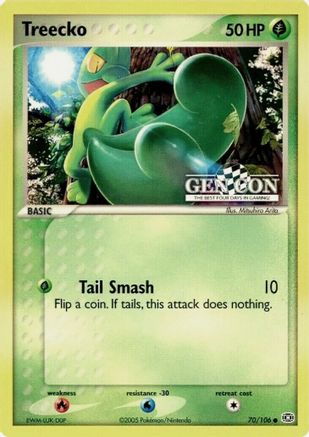 Treecko (GEN CON) 070/106  Miscellaneous Cards & Products - Promo