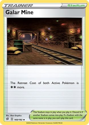 Galar Mine 160  SWSH02 Rebel Clash - Uncommon