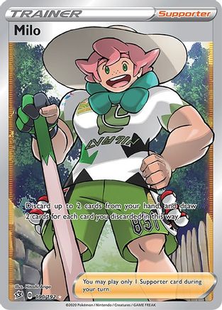 Milo (Full Art) 190  - Holofoil SWSH02 Rebel Clash - Ultra Rare