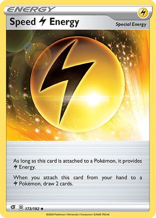Speed L Energy 173  - Reverse Holofoil SWSH02 Rebel Clash - Uncommon
