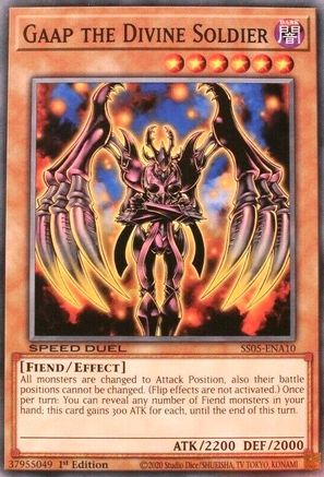Gaap the Divine Soldier (SS05-ENA10) - Speed Duel Decks: Twisted Nightmares 1st Edition