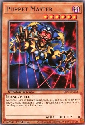 Puppet Master (SS05-ENA12) - Speed Duel Decks: Twisted Nightmares 1st Edition