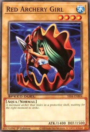 Red Archery Girl (SS04-ENB04) - Speed Duel Decks: Match of the Millennium 1st Edition