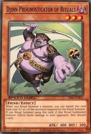 Djinn Prognosticator of Rituals (SS04-ENB15) - Speed Duel Decks: Match of the Millennium 1st Edition