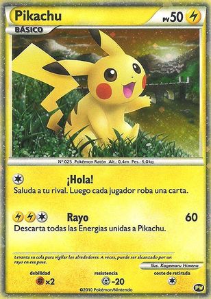 Pikachu (Spanish) 0PW  - Holofoil Pikachu World Collection Promos - Promo