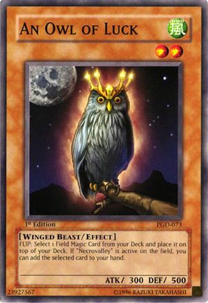 An Owl of Luck (PGD-073) - Pharaonic Guardian 1st Edition
