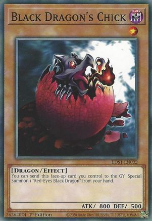 Black Dragon's Chick (LDS1-EN002) - Legendary Duelists: Season 1 1st Edition