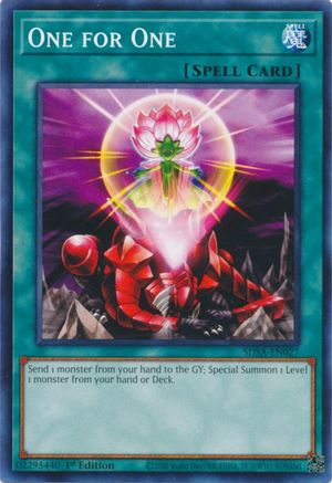 One for One (SDSA-EN027) - Structure Deck: Sacred Beasts 1st Edition