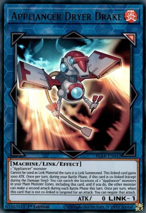 Appliancer Dryer Drake (BLAR-EN042) - Battles of Legend: Armageddon 1st Edition