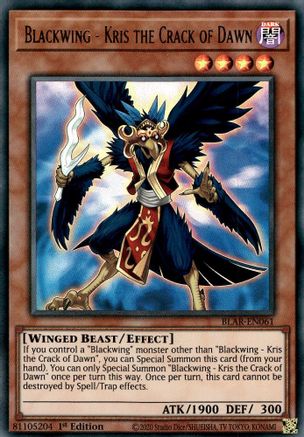 Blackwing - Kris the Crack of Dawn (BLAR-EN061) - Battles of Legend: Armageddon 1st Edition