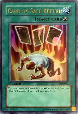 Card of Safe Return (LON-029) - Labyrinth of Nightmare Unlimited