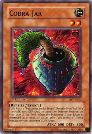 Cobra Jar (PGD-075) - Pharaonic Guardian 1st Edition