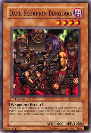 Dark Scorpion Burglars (PGD-028) - Pharaonic Guardian Unlimited