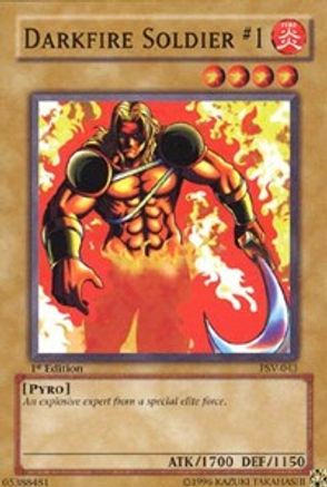 Darkfire Soldier #1 (PSV-043) - Pharaoh's Servant 1st Edition