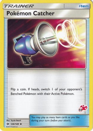 Pokemon Catcher - 126/149 (#54 Charizard Stamped)/149  Battle Academy - Promo