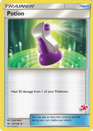 Potion (#14 Charizard Stamped) 127/149  Battle Academy - Promo