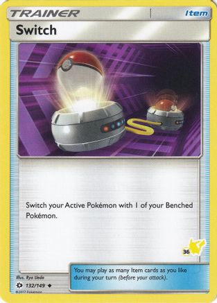 Switch - 132/149 (#36 Pikachu Stamped)/149  Battle Academy - Promo