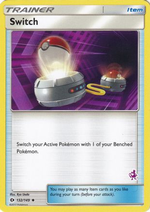 Switch - 132/149 (Mewtwo Stamped)/149  Battle Academy - Promo