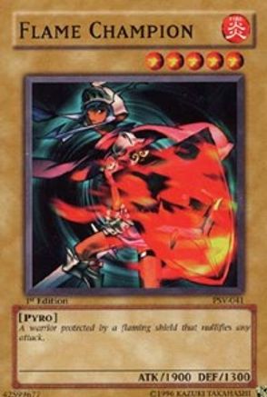 Flame Champion (PSV-041) - Pharaoh's Servant Unlimited