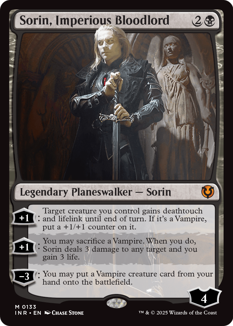 Sorin, Imperious Bloodlord (INR-133) - Innistrad Remastered Foil